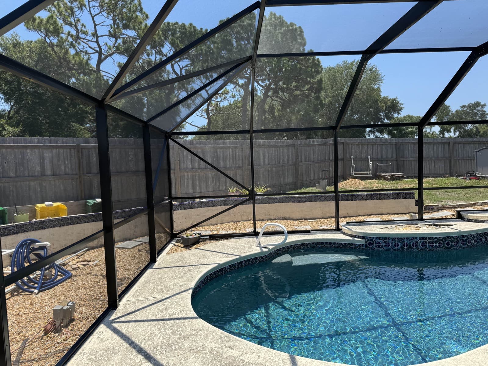 Luxury Pool Screen Enclosure Project - Florida