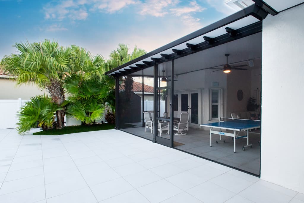 Hybrid Screen Enclosure Project in Rockledge FL