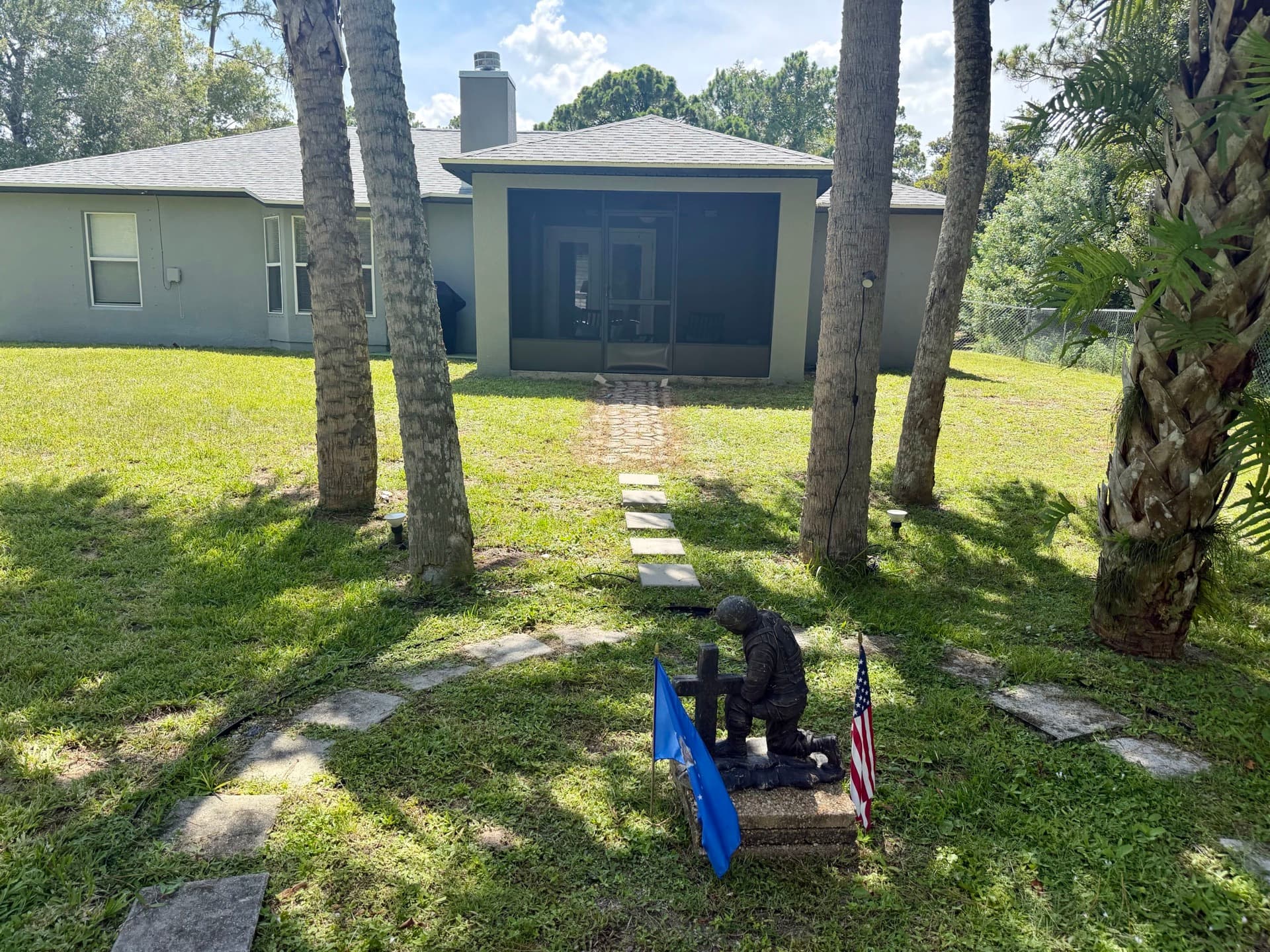 Screened Porch Addition with Pet Door photo 2